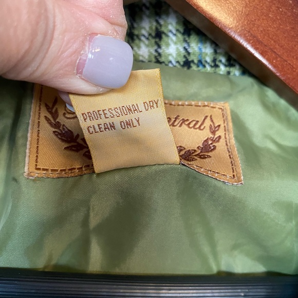 Body Central Green Plaid Jacket Wool/Poly Blend Size Small - Picture 8 of 8